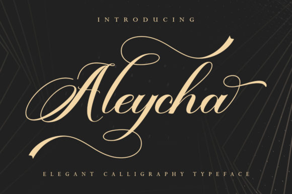 Aleycha: A Handwritten Script Font for Timeless Editorial Design