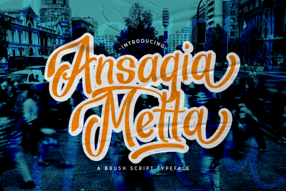 Ansagia Metta Font for Crafters and Product Creators