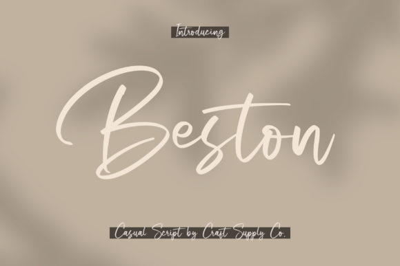Beston Font for Creative Projects