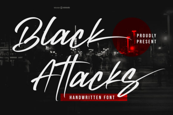 Black Attacks Font: A Handwritten Typeface for Modern Web Design