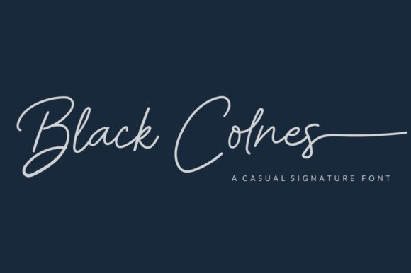 Black Colnes Font for Editorial Design and Creative Typography