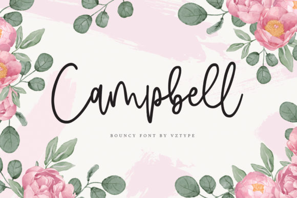 Campbell Font for Creative Makers