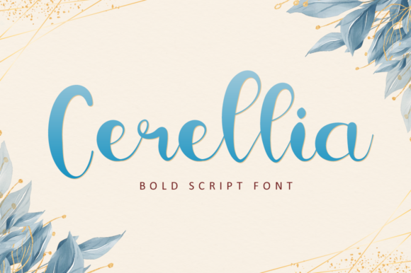 Cerellia Font: A Handcrafted Bold Script for Creative Makers