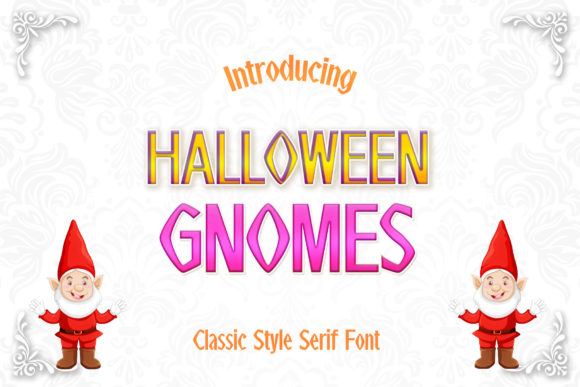 Halloween Gnomes Font for Web Design