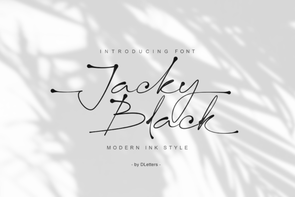Jacky Black Font: A Classy Handwritten Typeface for Small Business Branding