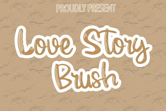Love Story Brush Font for Handmade Creations