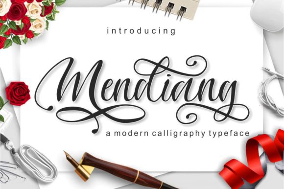 Mendiang: A Script Handwritten Font