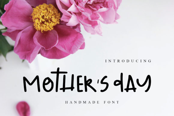 Mother s Day Font for Handmade and Design Projects