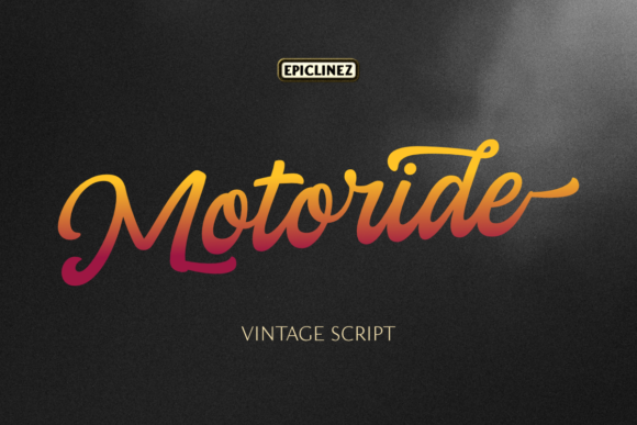 Motoride Font for Timeless Branding