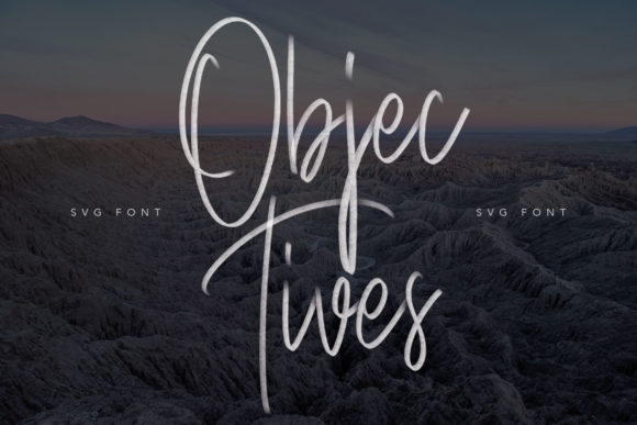 Objectives Font Adds Handcrafted Charm to Business Designs