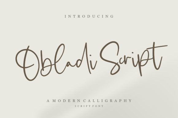 Obladi Script Font Review