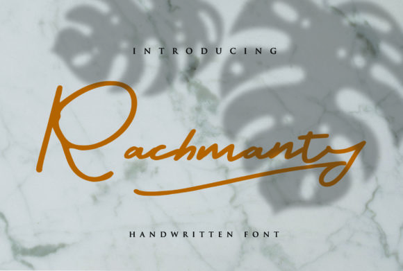 Rachmanty: A Script Handwritten Font for Timeless Design Projects
