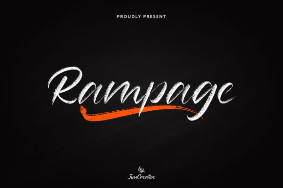 Rampage Font for Modern Branding and Creative Typography