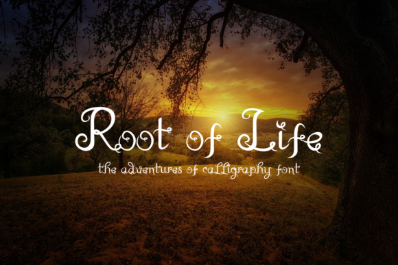 Root of Life: A Stylish Script Font for Editorial Design