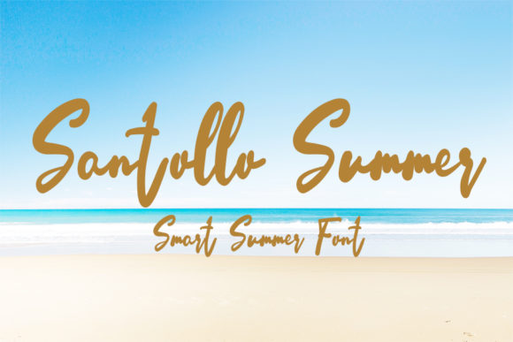 Santollo Summer Font for Creative Projects