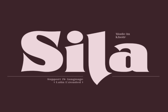 Sila Font: Elevate Your Brand with Bold Serif Typography