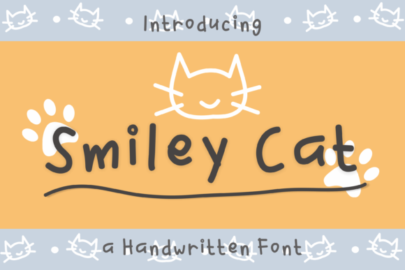 Smiley Cat Font: A Handwritten Typeface for Memorable Branding