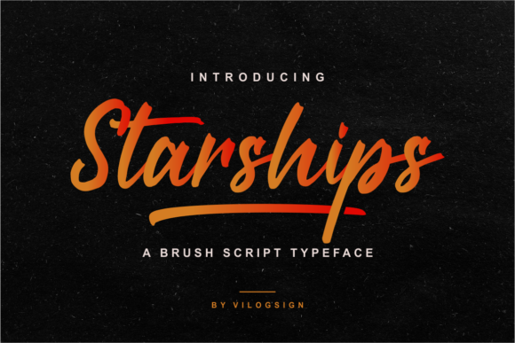Starships Font: A Handwritten Typeface for Business Creativity