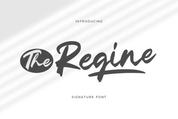 The Regine Font for Authentic Handwritten Branding