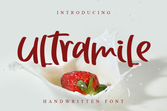 Ultramile Font: A Quirky Script for Modern Marketing Campaigns