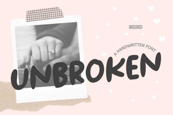 Unbroken: A Bold Handwritten Font for Creative Projects