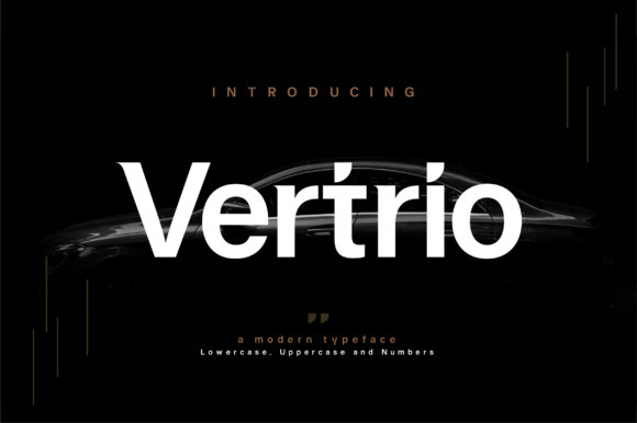 Vertrio: A Bold Serif Typeface for Editorial Design